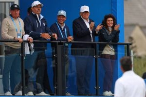 President Trump Highlights Golf Friendships While Watching Irish Open At Doonbeg