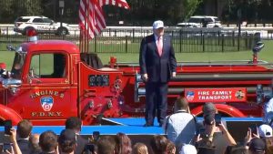 President Trump Recounts Firefighters Rescuing Him At 9 11 Site During Tribute E