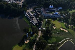 President Trump Serves As Honorary Chairman At Presidents Cup In Medinah