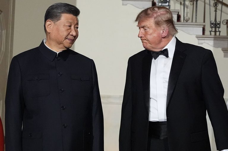 President Trump Shows Chinese Leader Xi Historic Documents At National Archives