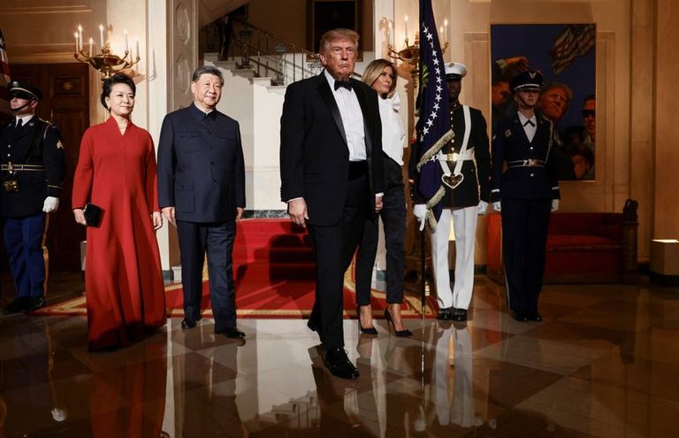 President Trump Takes Xi Jinping On National Archives Tour Highlights Trade Gain