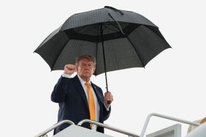President Trump Urges Renaming Of New Mexico To New America As Trade Talks Heat