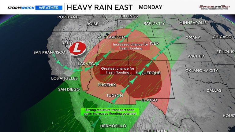 Rainfall Expected In Eastern Nevada As Hurricane Polo Remnants Move Inland