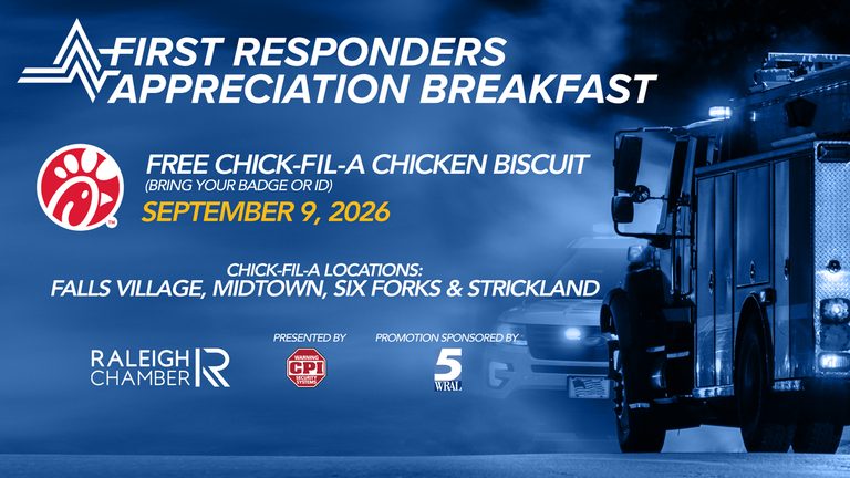 Raleigh Honors First Responders With Free Chick Fil A Breakfast Thursday