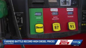 Record Diesel Prices Strain Iowa Farmers As Harvest Nears