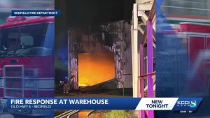 Redfield Fire Dept Contains Warehouse Blaze No Injuries Reported