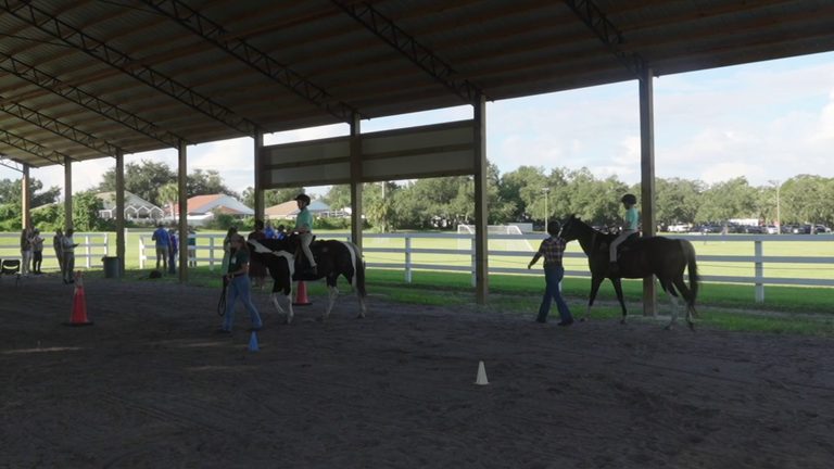 Riverview Ymca Camp Cristina Adds Roof To Equestrian Arena Easing Heat For Young