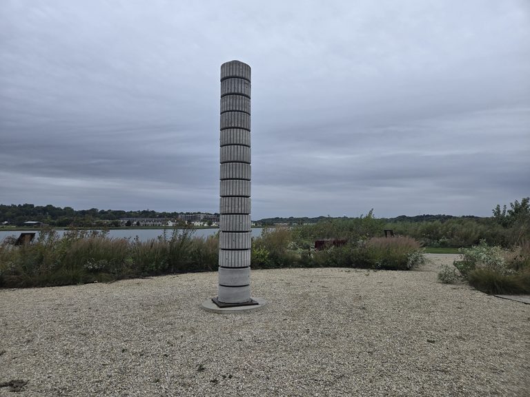 Rochester S Pillar Sundial Sculpture Marks Time And Seasons At Cascade Lake
