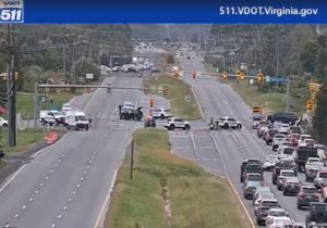 Route 50 Closed Near Dulles West Blvd After Officer Motorcycle Crash