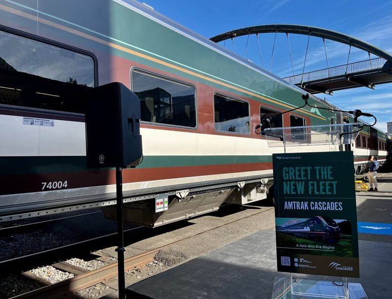 Salem Welcomes Amtrak S First New Airo Trainsets On The Cascades Line