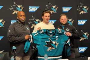 Sharks Name 20 Year Old Macklin Celebrini As Youngest Team Captain