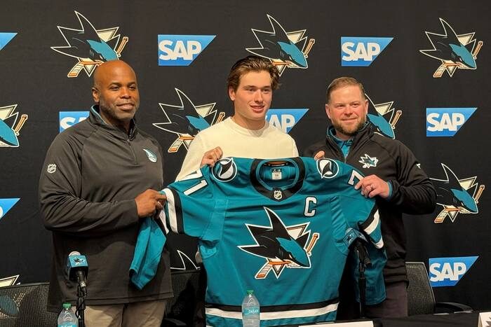 Sharks Name 20 Year Old Macklin Celebrini As Youngest Team Captain