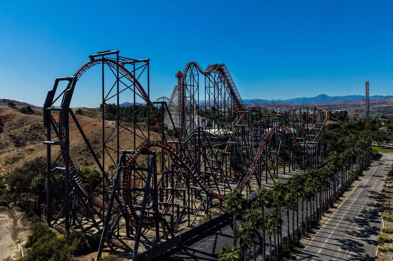 Six Flags Magic Mountain Shuts Down X2 Coaster To Protect Guest Safety