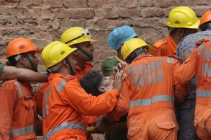 Six Students Killed As Delhi Dormitory Building Collapses Amid Water Leak