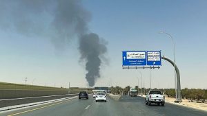 Smoke Plume Seen Near Riyadh Airport After Saudi Alerts Cleared