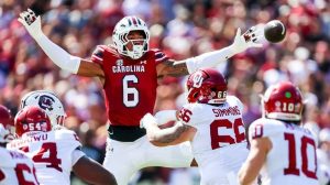 South Carolina Suspends Top Nfl Prospect Dylan Stewart After Helmet Punch