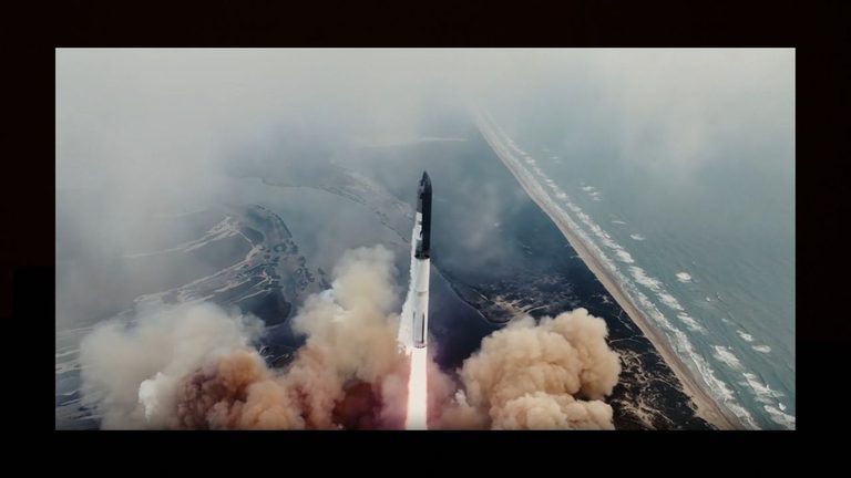 Spacex Starship Achieves First Orbital Flight From Texas Ends In Pacific Explosi