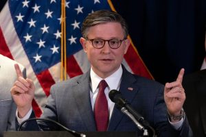 Speaker Johnson Defends Productive Congress As Rep Massie Calls For Impeachment