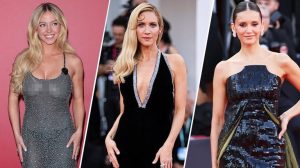 Stars Sydney Sweeney Brittany Snow And Nina Dobrev Showcase Bold Looks At Venice