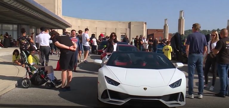 Supercar Rally Brings Joy To Cincinnati Kids Battling Serious Illnesses