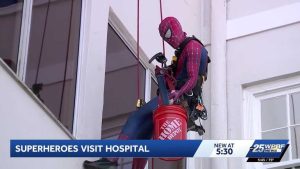 Superhero Window Cleaners Bring Joy To Children At Palm Beach Children S Hospita