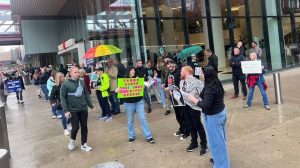 Supporters Rally For Sophie Cunningham At Minnesota Fever Game Amid Trans Activi