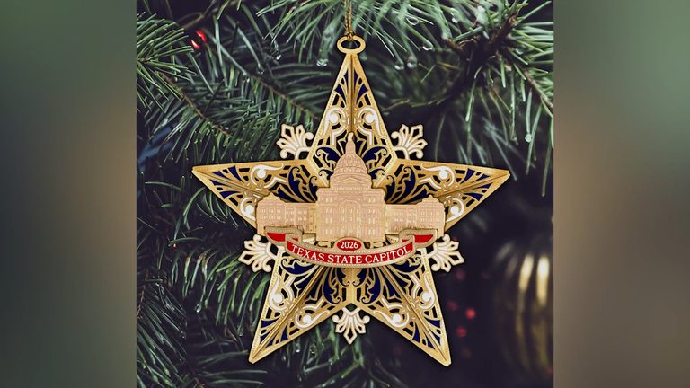 Texas Capitol Gift Shop Launches 31St Annual Holiday Ornament Honoring 250Th Ann