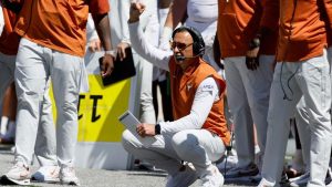 Texas Coach Prepares For Communication Blackout When President Trump Attends Ten