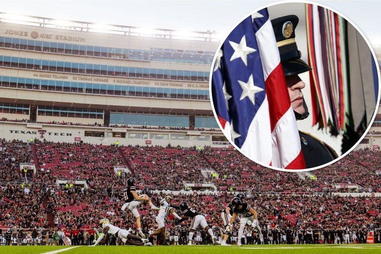 Texas Tech Welcomes All American Color Guard For Three Home Games
