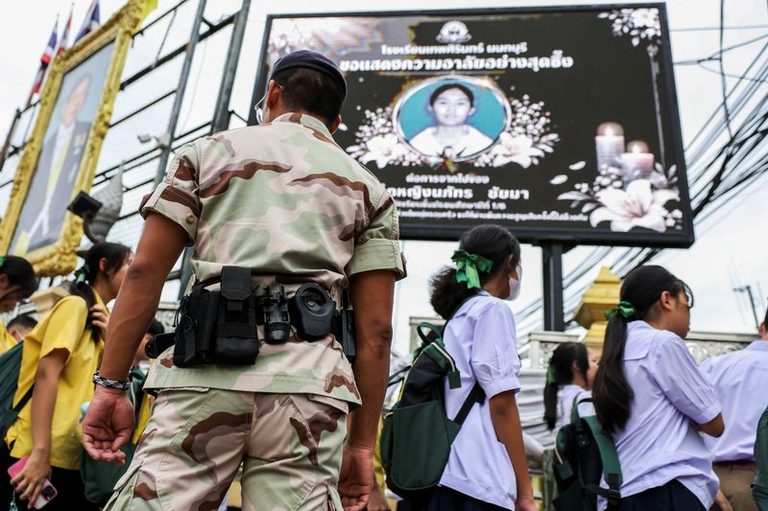 Thai School Reopens With Heightened Security After Deadly Shooting