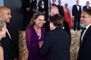 Tom Cruise Debuts Digger At Royal London Premiere With Prince William And Prince