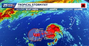 Tropical Storm Fay Strengthens In Atlantic Poses No Threat To U S Coast