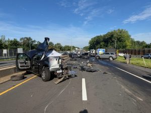 Truck Collision On I 291 Injures Six Near South Windsor Work Zone