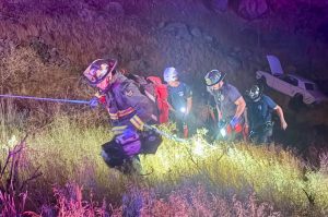 Truckee Meadows Fire Rescue Performs Low Angle Rope Rescue After Early Morning C