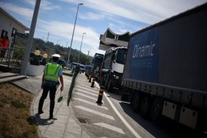 Truckers And Commuters Rally In Portugal Over Soaring Fuel Costs