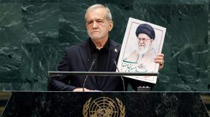 Trump Administration Defends U S Stance As Iran President Attacks President At U