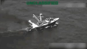 U S Forces Sink Ecuadorian Narco Refueling Vessel In Pacific Boosting Trump Admi