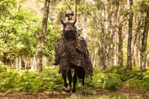 Uk Army Tests Camouflage For Horses In Hampshire Training Exercise