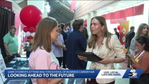 University Of Arkansas Students Meet 120 Employers At Walton Fall Career Fair