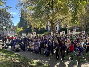 Uo Classified Staff Celebrate Tentative Four Year Contract Averting Strike