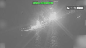 Us Forces Counter Iranian Aggression As Merchant Ships Face Fire In Gulf