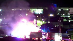 Vehicle Fire Blocks All Lanes Of I 30 Near John King Boulevard In Rockwall