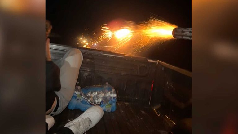 Video Shows Illegal Fireworks From Moving Truck Spark Deadly Douglas County Wild