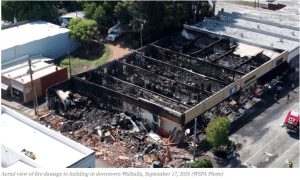 Walhalla Main Street Fire Destroys Six Local Businesses Highlights Downtown Vuln