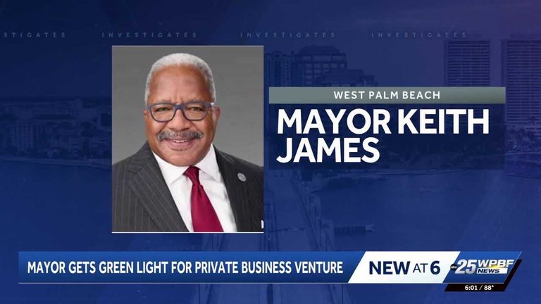 West Palm Beach Mayor Keith James Cleared To Launch Rise Fund While In Office