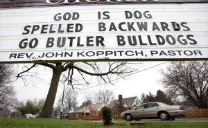 Woodbury Lutheran Church Uses Witty Electronic Signs To Uplift Commuters