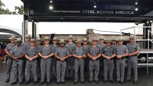 World Trade Center Steel Beam Arrives At West Point Honoring 9 11 Heroes