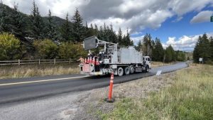 Wydot Alerts Drivers To Road Striping On Newly Paved Wy 22 Sections