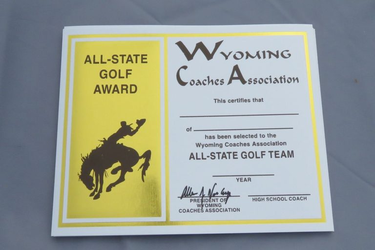 Wyoming Coaches Association Announces 2026 High School All State Golf Honorees