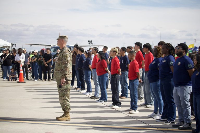 75 New Service Recruits Take Oath At Amigo Airshow In El Paso